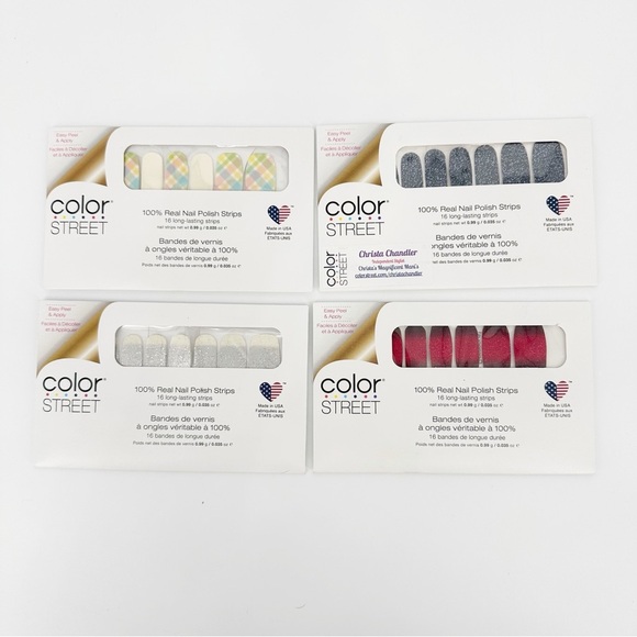 Color Street 4 Piece Bundle of Nail Polish Strips - Picture 1 of 6